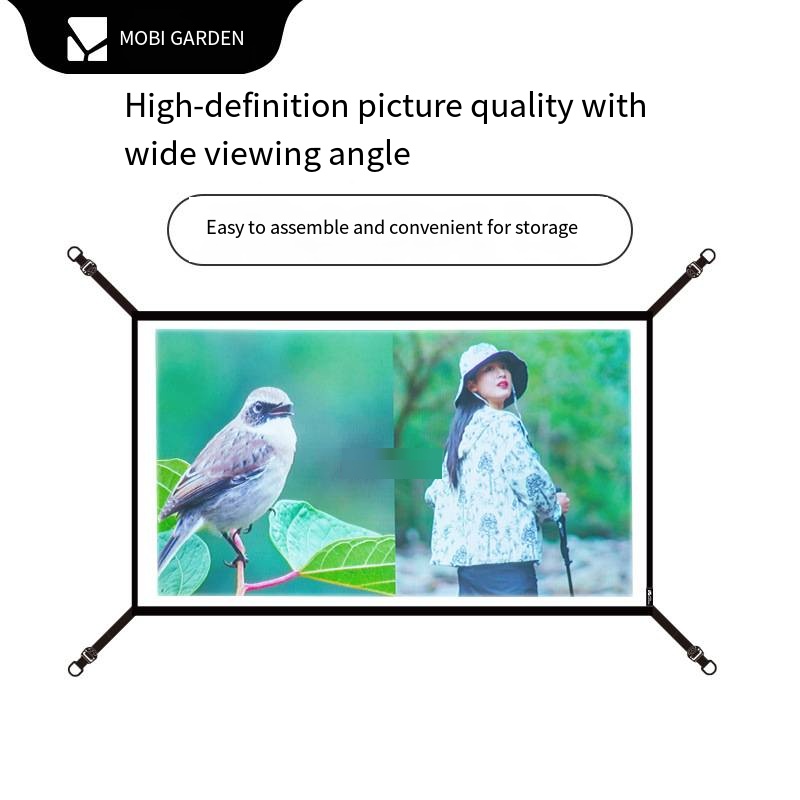 Outdoor Camping Movies - Outdoor camping 100-inch mobile screen portable