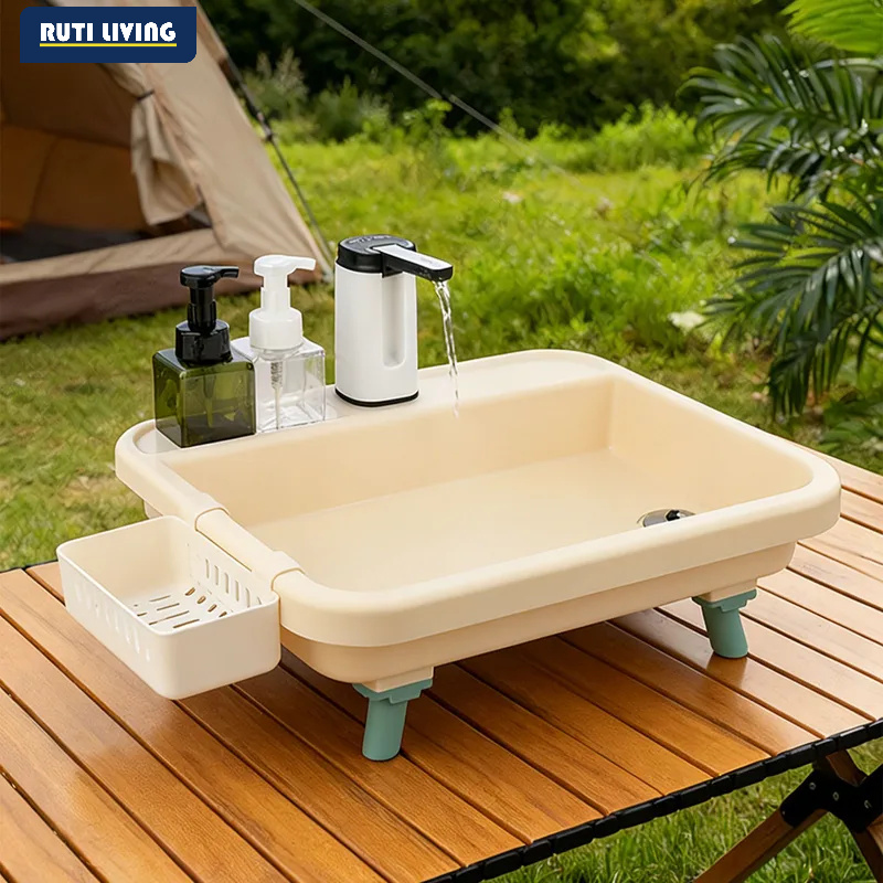 Outdoor Camping Sink - Outdoor Camping Portable Sink Multifunctional With