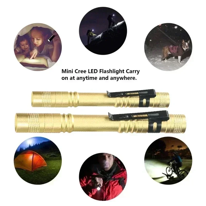Mini Portable LED Pen Light wi - Outdoor Camping Lighting 评论和价格