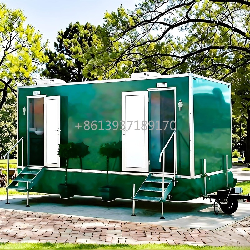 Mobile Toilet Trailer with Bas - Outdoor Camping Toilet 评论和价格