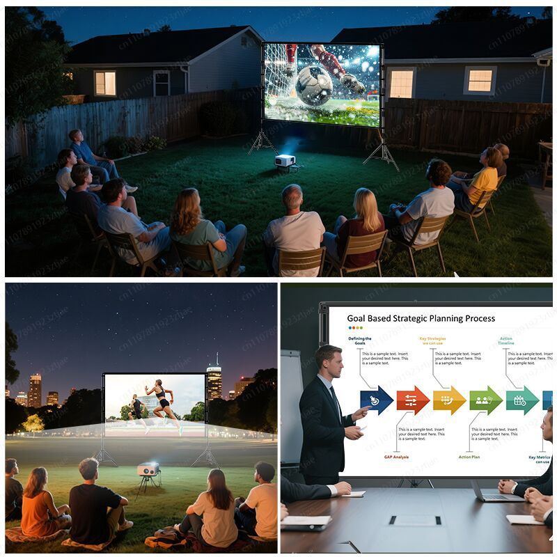 Outdoor Projector Screen Stand - Outdoor Camping Movies 评论和价格