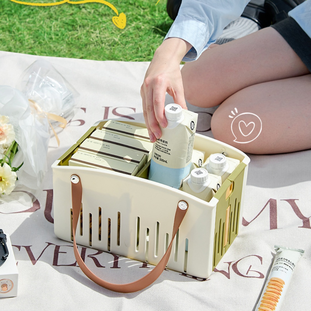 Foldable Bath Basket Portable  - Outdoor Camping Folding Storage Box 评论和价格