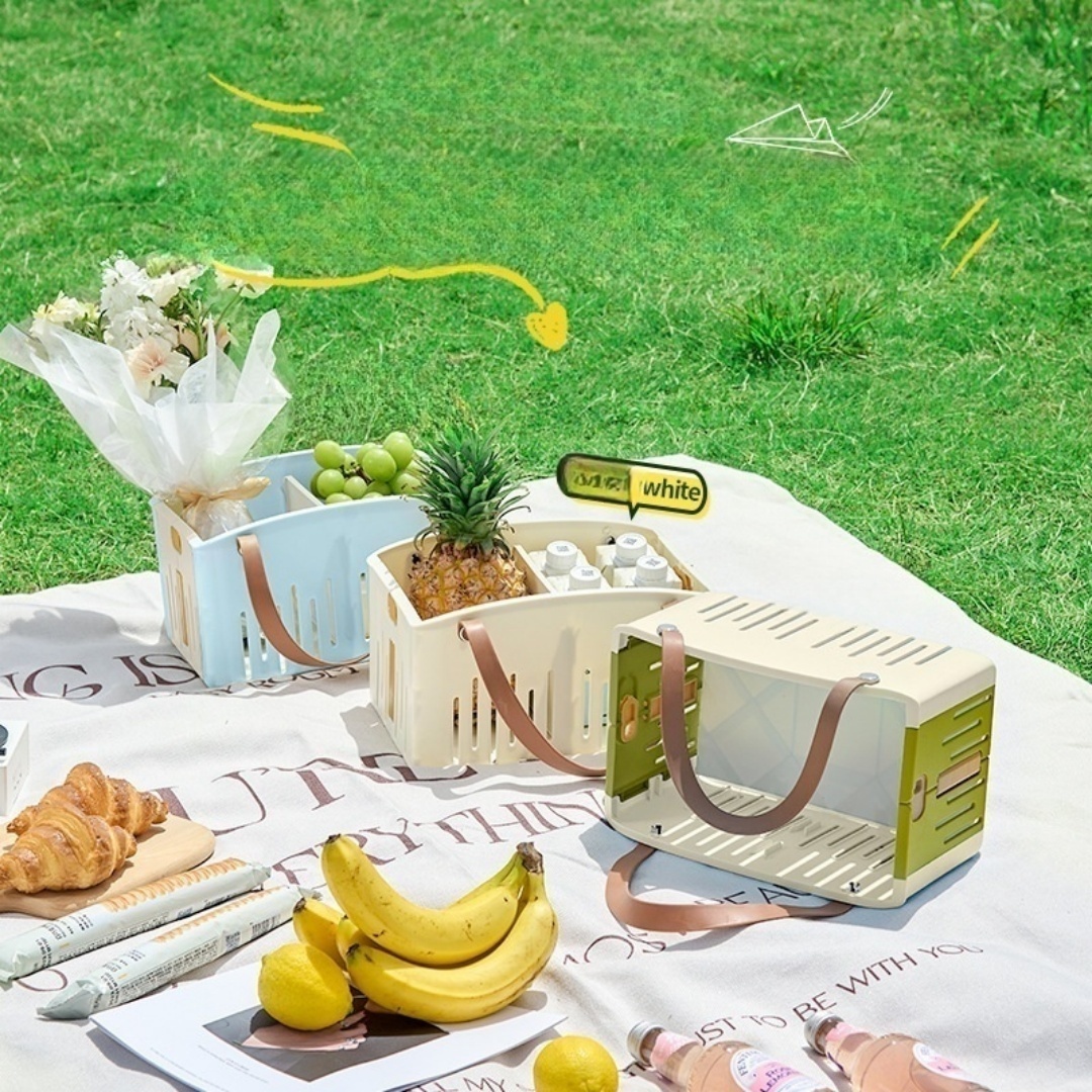 Foldable Bath Basket Portable  - Outdoor Camping Folding Storage Box 评论和价格