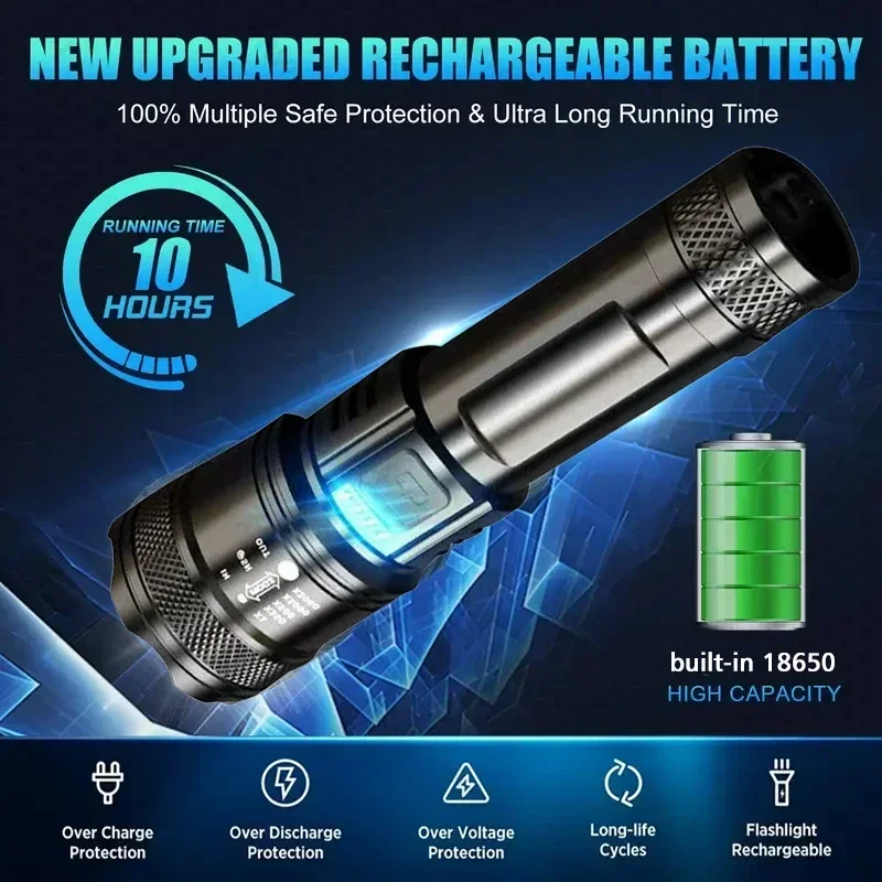 Super Bright LED Flashlight US - Outdoor Camping Lighting 评论和价格