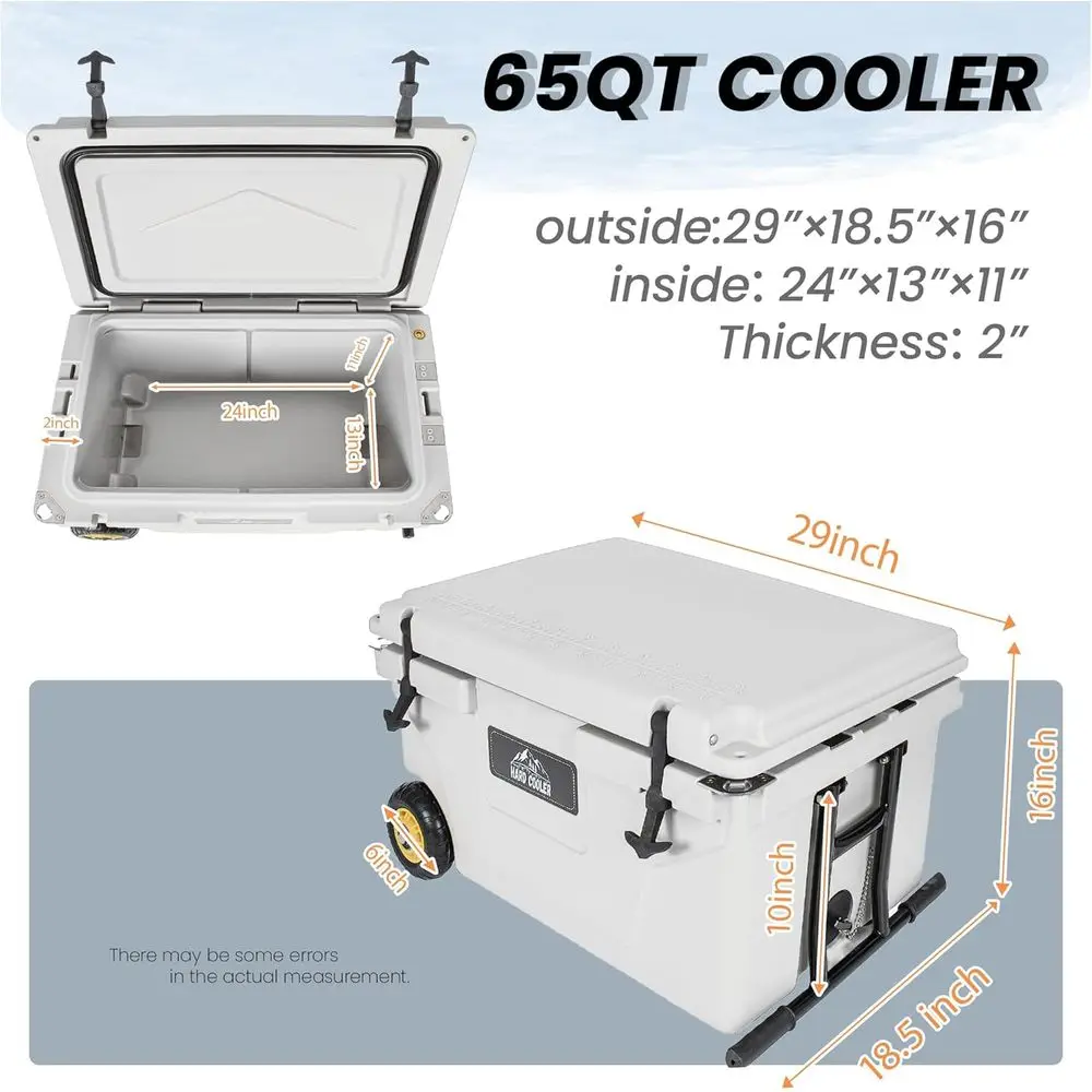65-Quart White Heavy-Duty Insu - Outdoor Camping Jobs 评论和价格