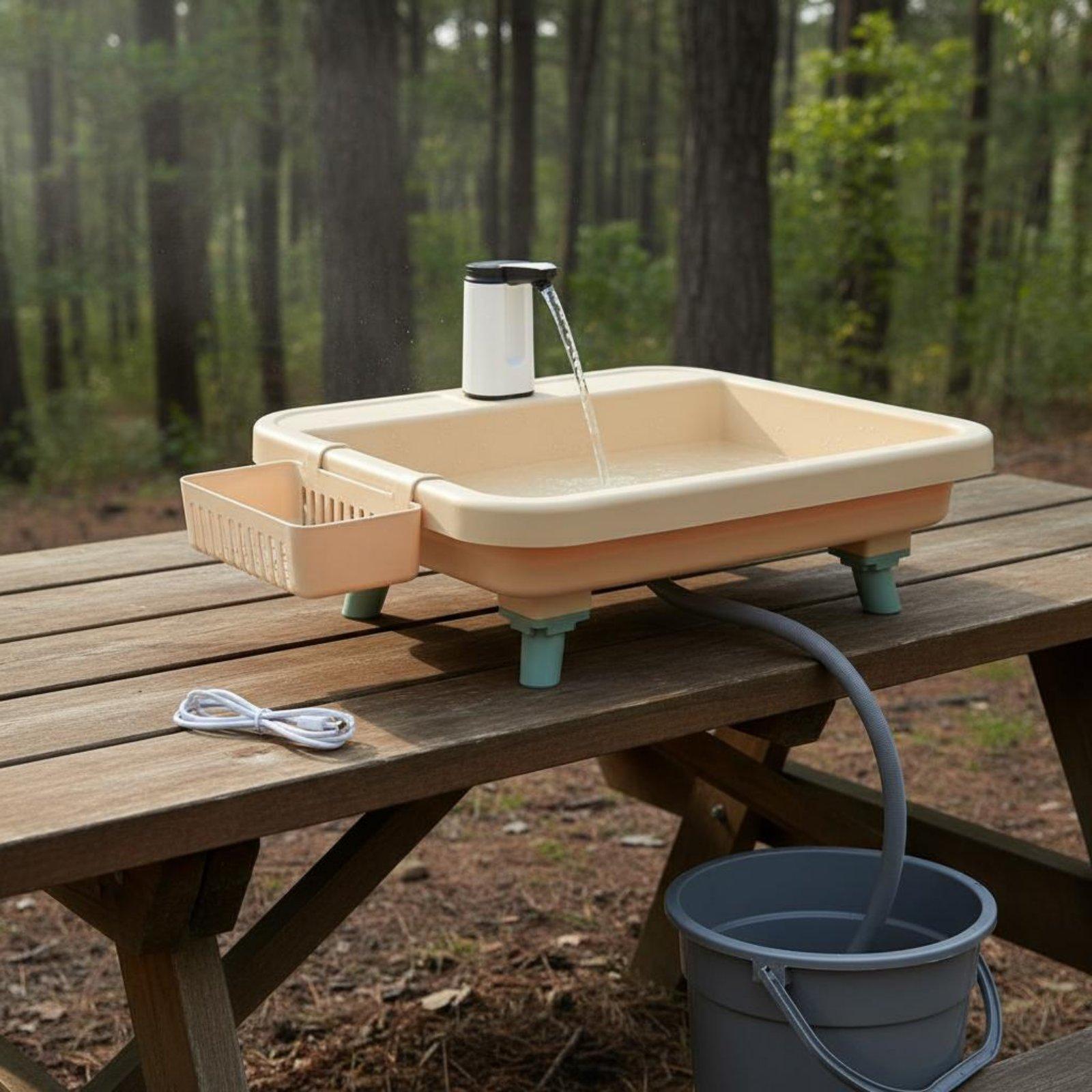 Outdoor Camping Washbasin Port - Outdoor Camping Sink 评论和价格