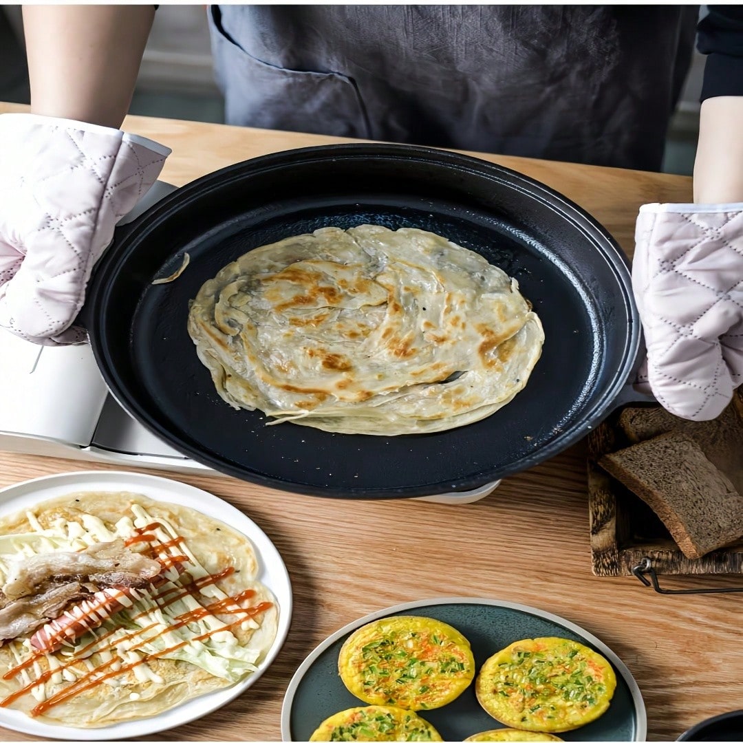 Cast Iron Skillet Set With Dua - Outdoor Camping Oven 评论和价格