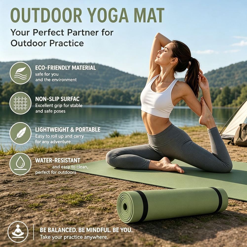 Non Slip EVA Yoga Mat Lightwei - Outdoor Camping Rug 评论和价格
