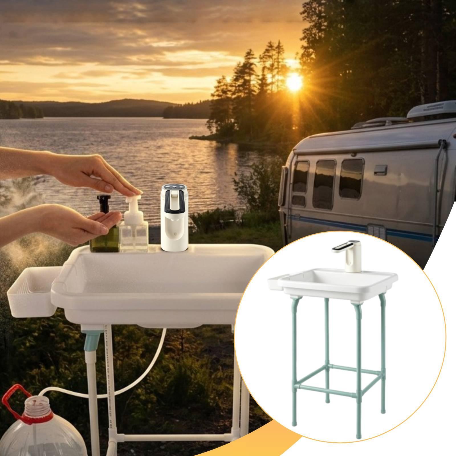 Outdoor Portable Sink for Camp - Outdoor Camping Sink 评论和价格