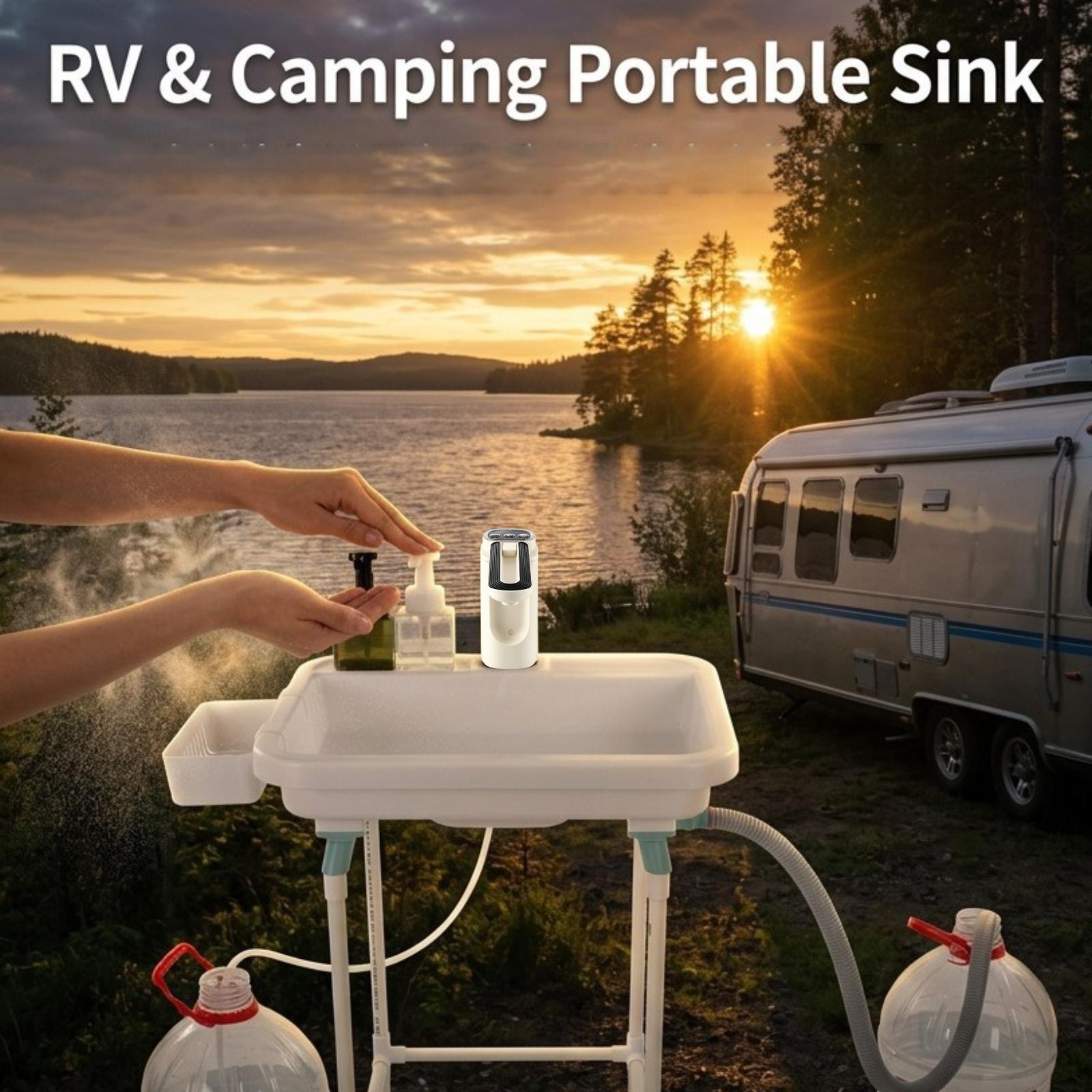 Outdoor Portable Sink for Camp - Outdoor Camping Sink 评论和价格