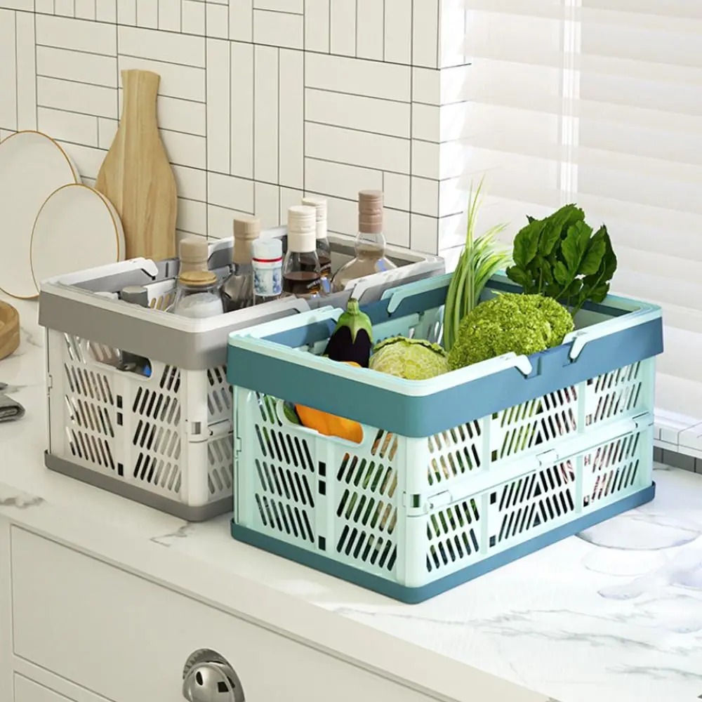 Large Folding Basket Portable  - Outdoor Camping Folding Storage Box 评论和价格