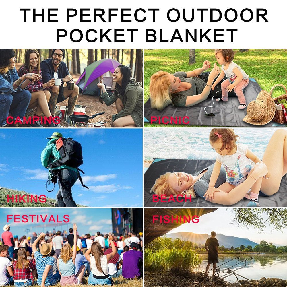 2x2.1m Camping Beach Mat Outdo - Outdoor Camping Mat Waterproof 评论和价格