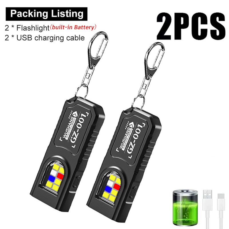 Multifunctional Keychain Flash - Outdoor Camping Lighting 评论和价格