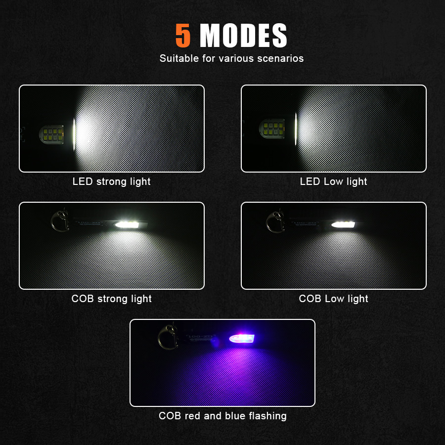 Multifunctional Keychain Flash - Outdoor Camping Lighting 评论和价格