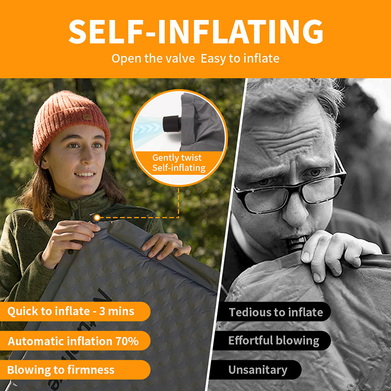 Naturehike D01 Self-inflating  - Outdoor Camping Rug 评论和价格