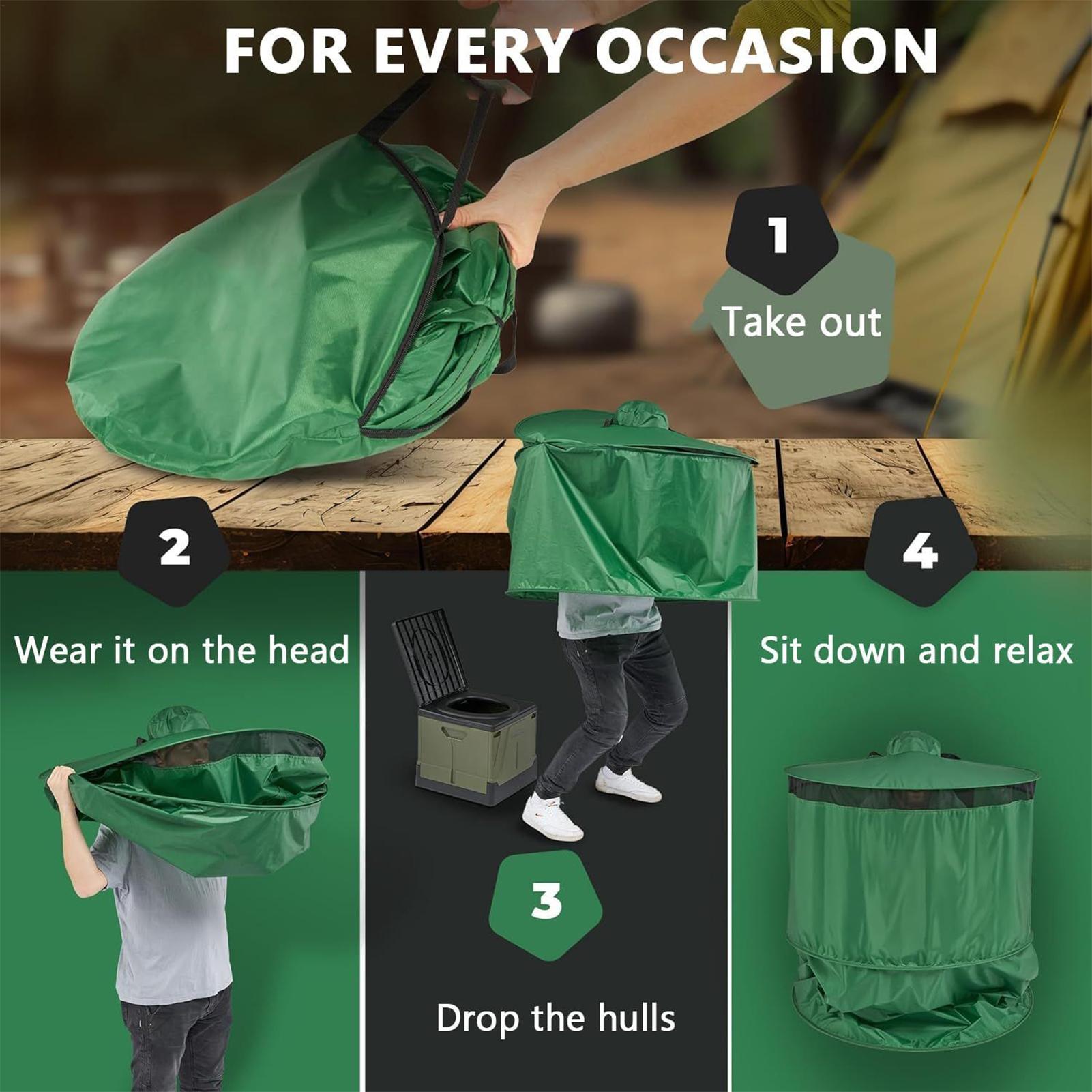 Camping Toilet Tent Portable C - Outdoor Camping Toilet Tent 评论和价格