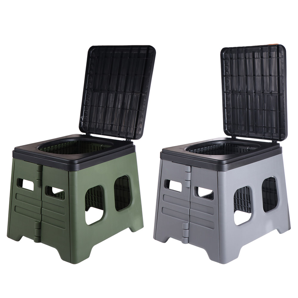 PP Portable Folding Toilet Wit - Outdoor Camping Toilet 评论和价格