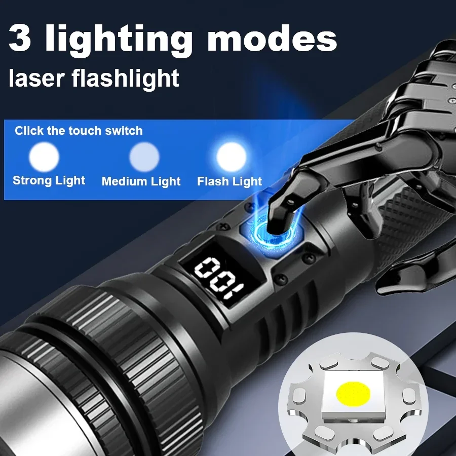 Ultra-Bright Rechargeable Flas - Outdoor Camping And Fishing 评论和价格