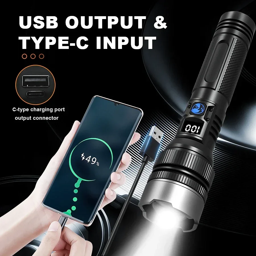 Ultra-Bright Rechargeable Flas - Outdoor Camping And Fishing 评论和价格