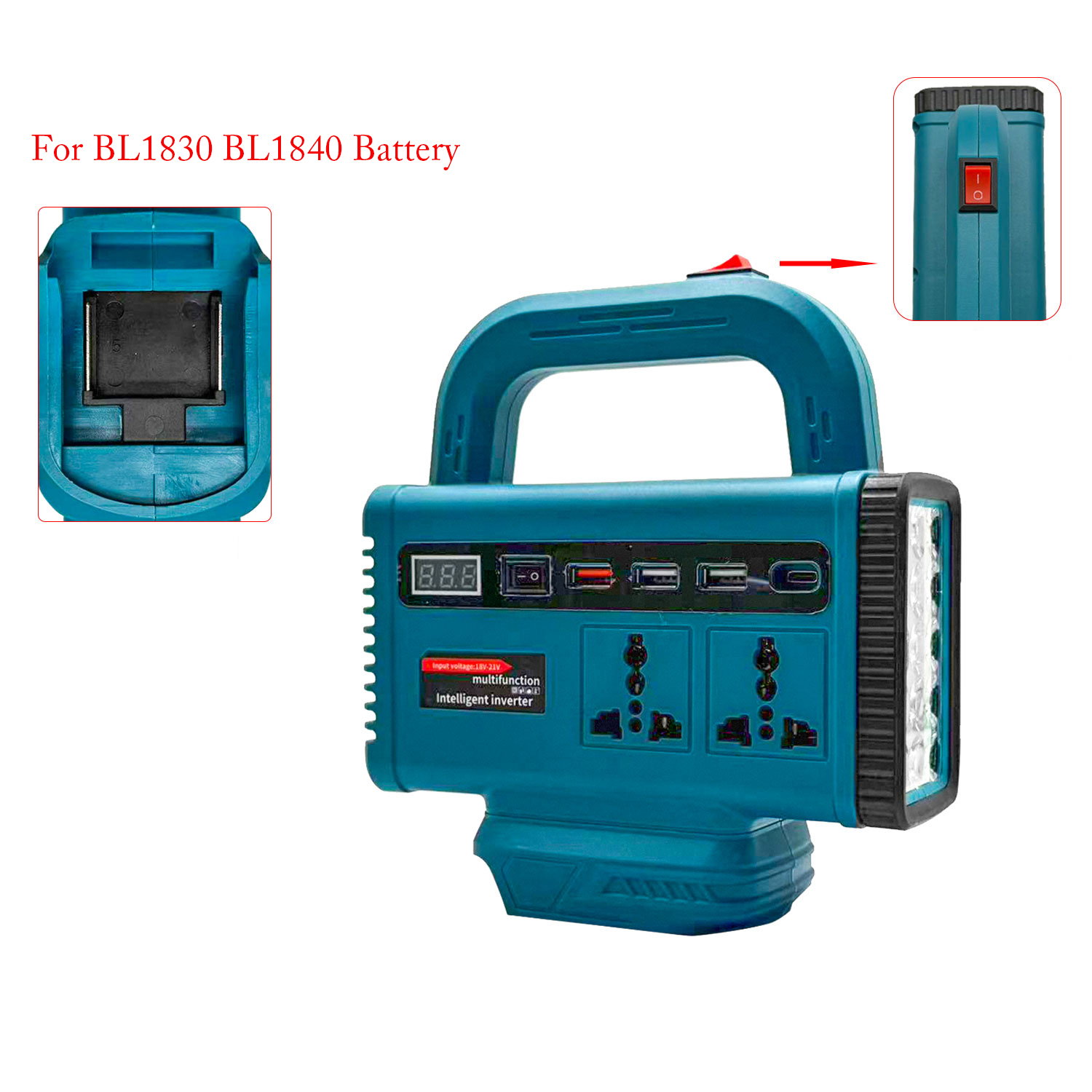 Portable LED Lamp DC18V To AC2 - Outdoor Camping Jobs 评论和价格