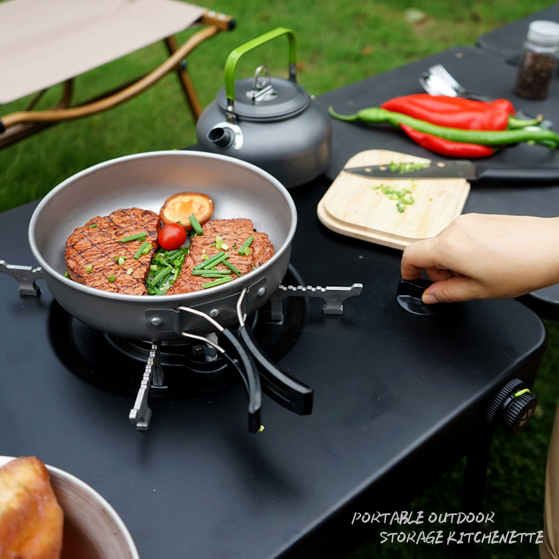 Portable Mobile Camping Kitche - Outdoor Camping Folding Storage Box 评论和价格