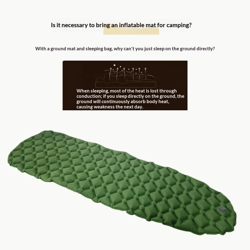 450g Ultralight Inflatable Sle - Outdoor Camping Activities 评论和价格