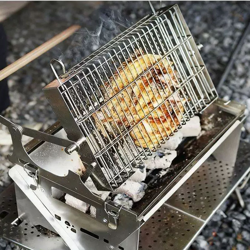 Flip Style BBQ Grill 2 in 1 St - Outdoor Camping Fire Pit 评论和价格