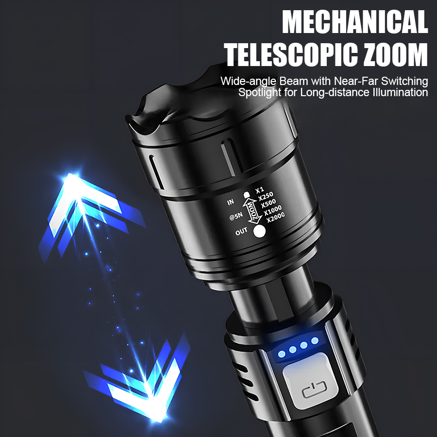 High Power P50 LED Flashlight  - Outdoor Camping Lighting 评论和价格