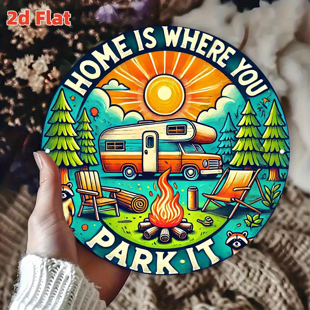 Retro camping wooden wall art  - Outdoor Camping Quotes 评论和价格