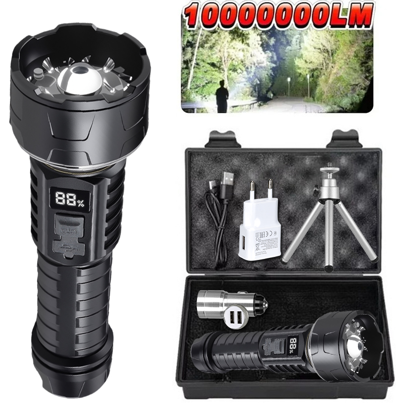 COB LED Flashlight Rechargeabl - Outdoor Camping Lighting 评论和价格