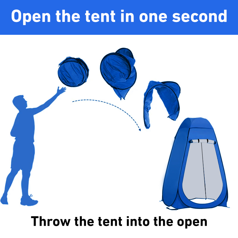 WESTTUNE Portable Pop-Up Campi - Outdoor Camping Toilet Tent 评论和价格