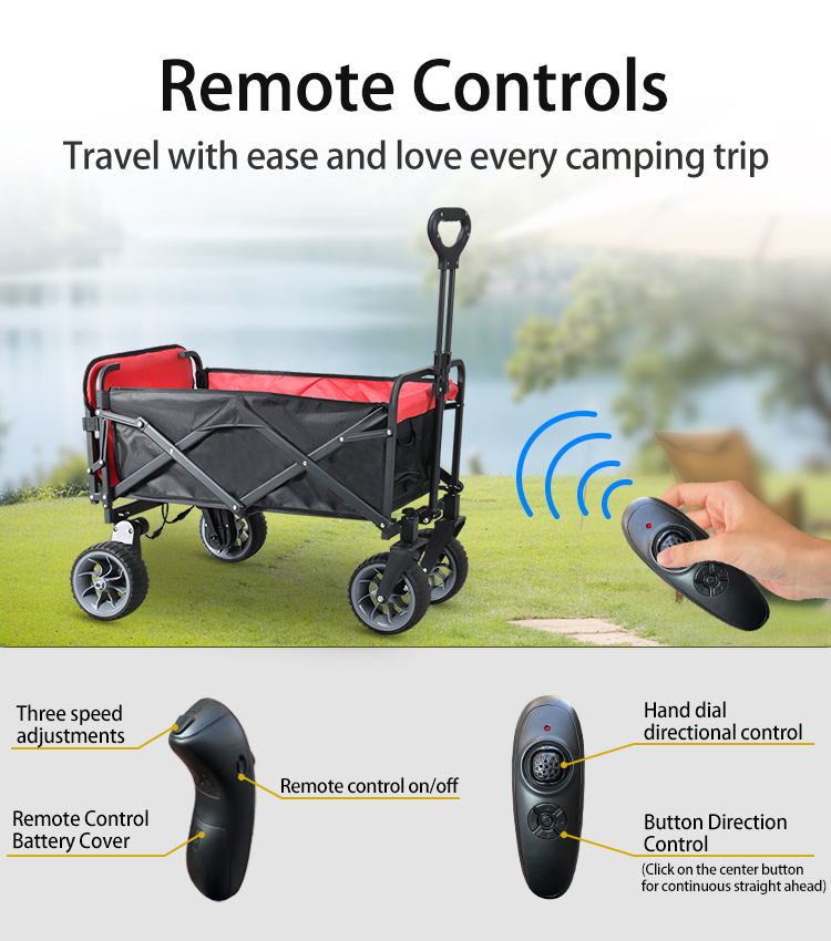Electric Camping Wagon Cart Fo - Outdoor Camping And Fishing 评论和价格