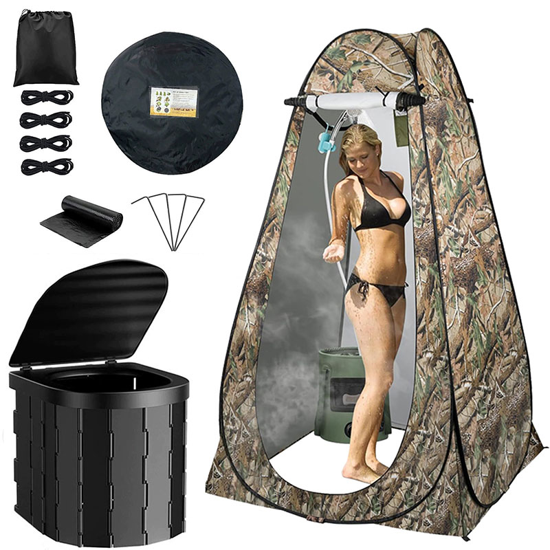 ‌Portable Pop-Up Toilet Tent P - Outdoor Camping Toilet Tent 评论和价格