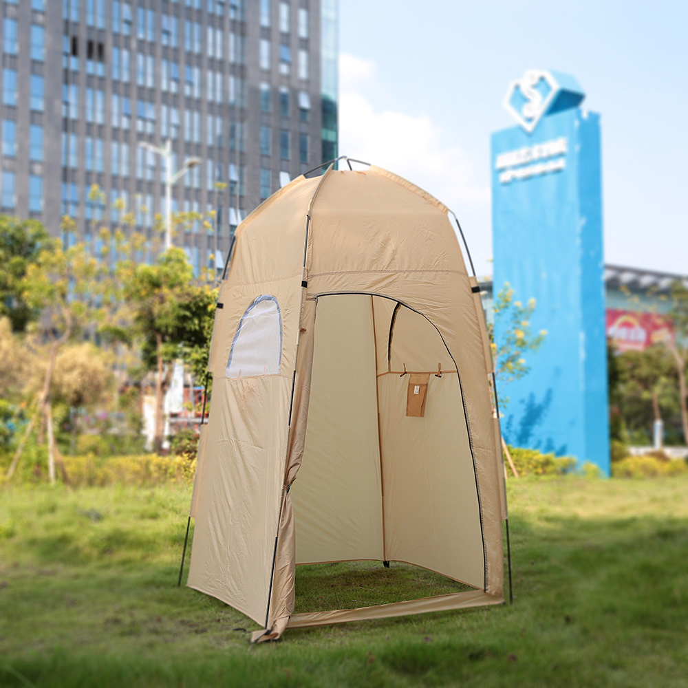 Portable Outdoor Shower Bath C - Outdoor Camping Toilet Tent 评论和价格