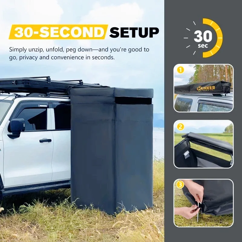 Adjustable Height Car Side Toi - Outdoor Camping Toilet Tent 评论和价格
