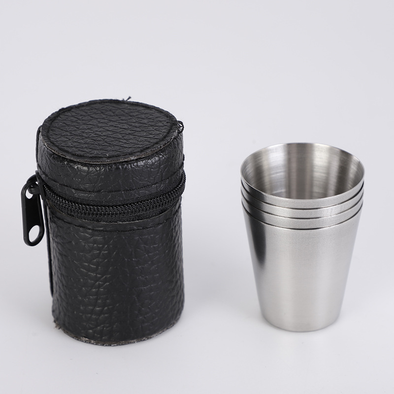 4Pcs 30ml Stainless Steel Shot - Outdoor Camping Gear Brands 评论和价格