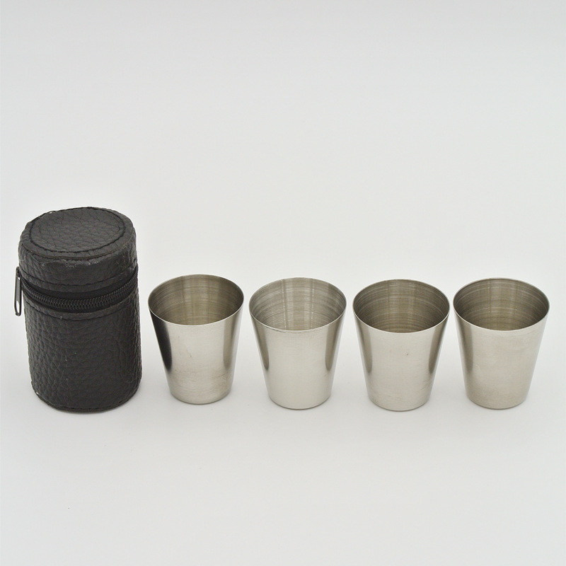 4Pcs 30ml Stainless Steel Shot - Outdoor Camping Gear Brands 评论和价格