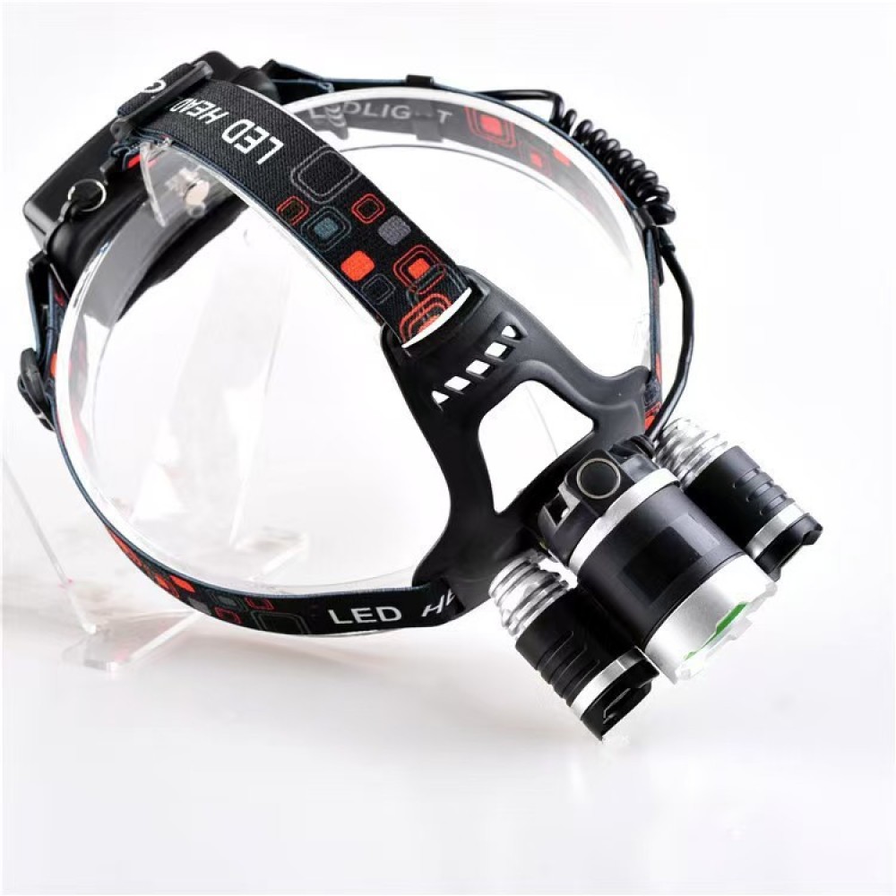 Powerful LED Headlamp 3 Bulb T - Outdoor Camping Jobs 评论和价格