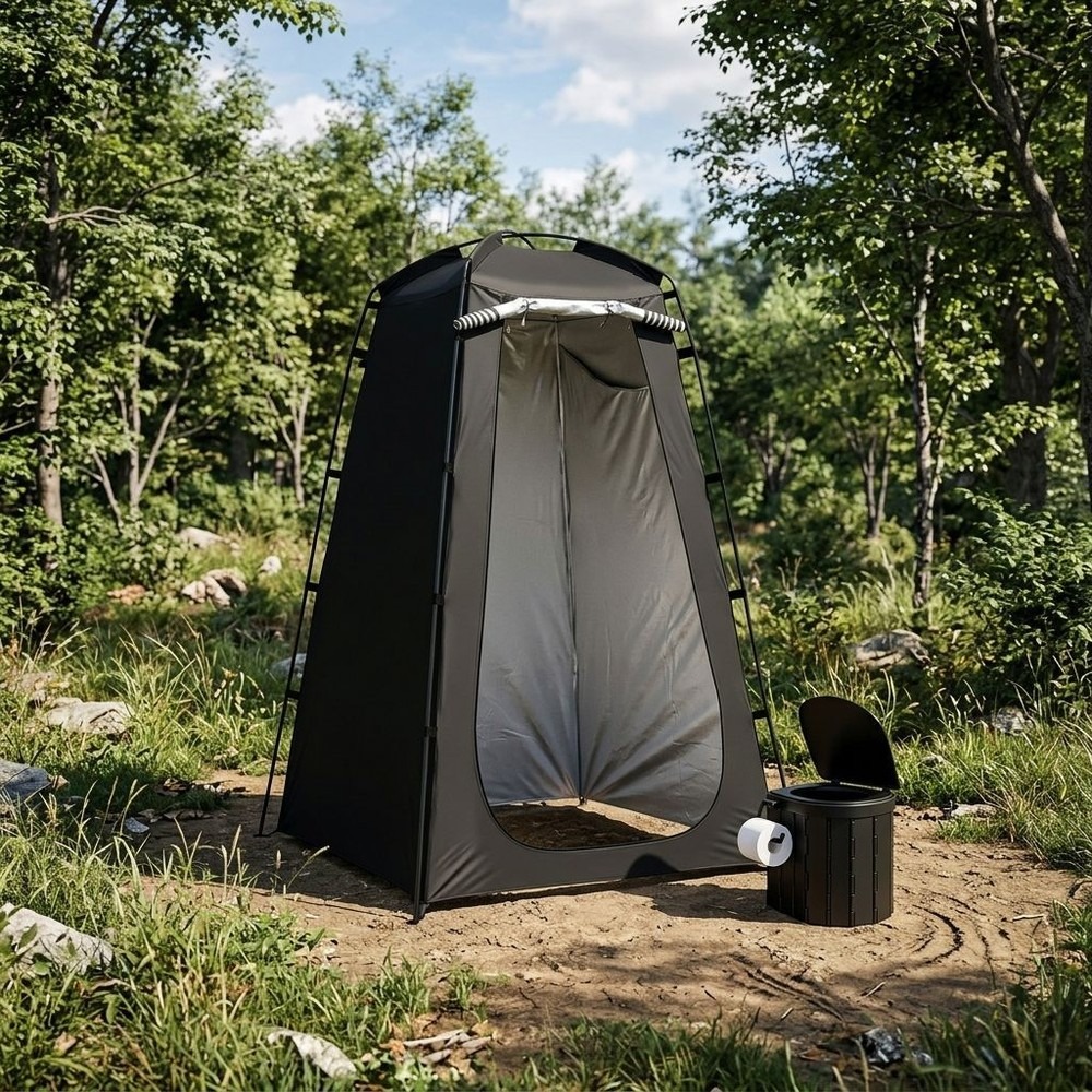 Outdoor Portable Toilet Tent,  - Outdoor Camping Toilet Tent 评论和价格
