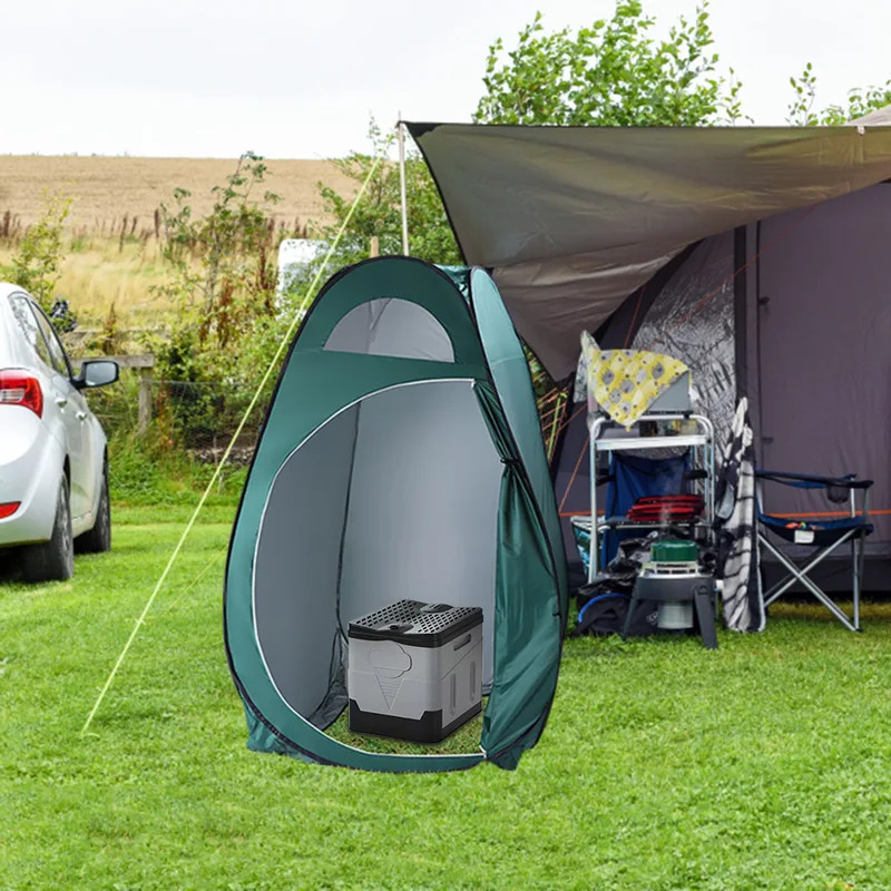 Outdoor Folding Toilet Portabl - Outdoor Camping Folding Storage Box 评论和价格