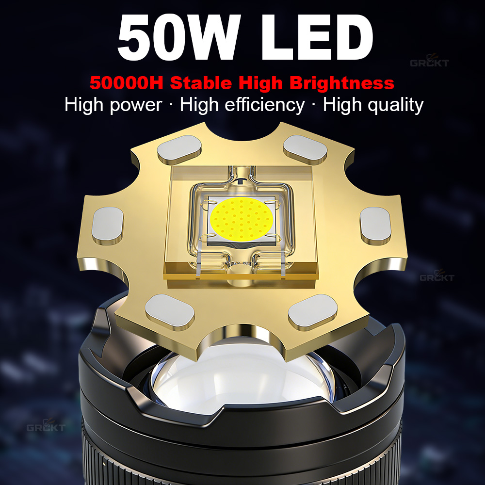80000CD Most Powerful LED Flas - Outdoor Camping And Fishing 评论和价格