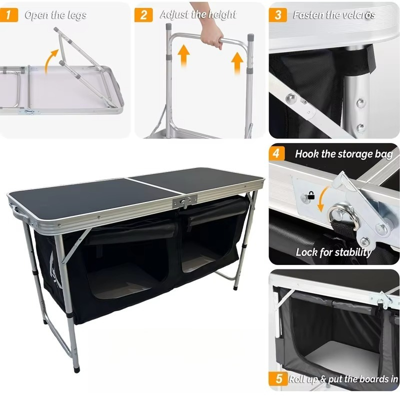 Portable aluminum alloy foldin - Outdoor Camping Folding Storage Box 评论和价格