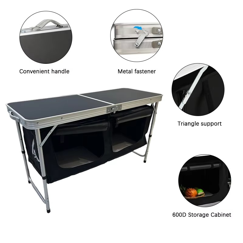 Portable aluminum alloy foldin - Outdoor Camping Folding Storage Box 评论和价格