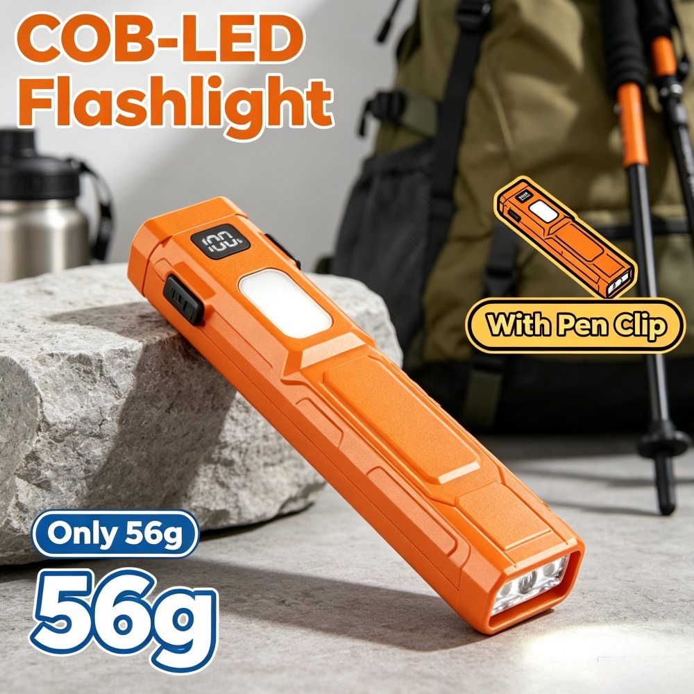 COB LED EDC Flashlight Pen‑Cli - Outdoor Camping Lighting 评论和价格
