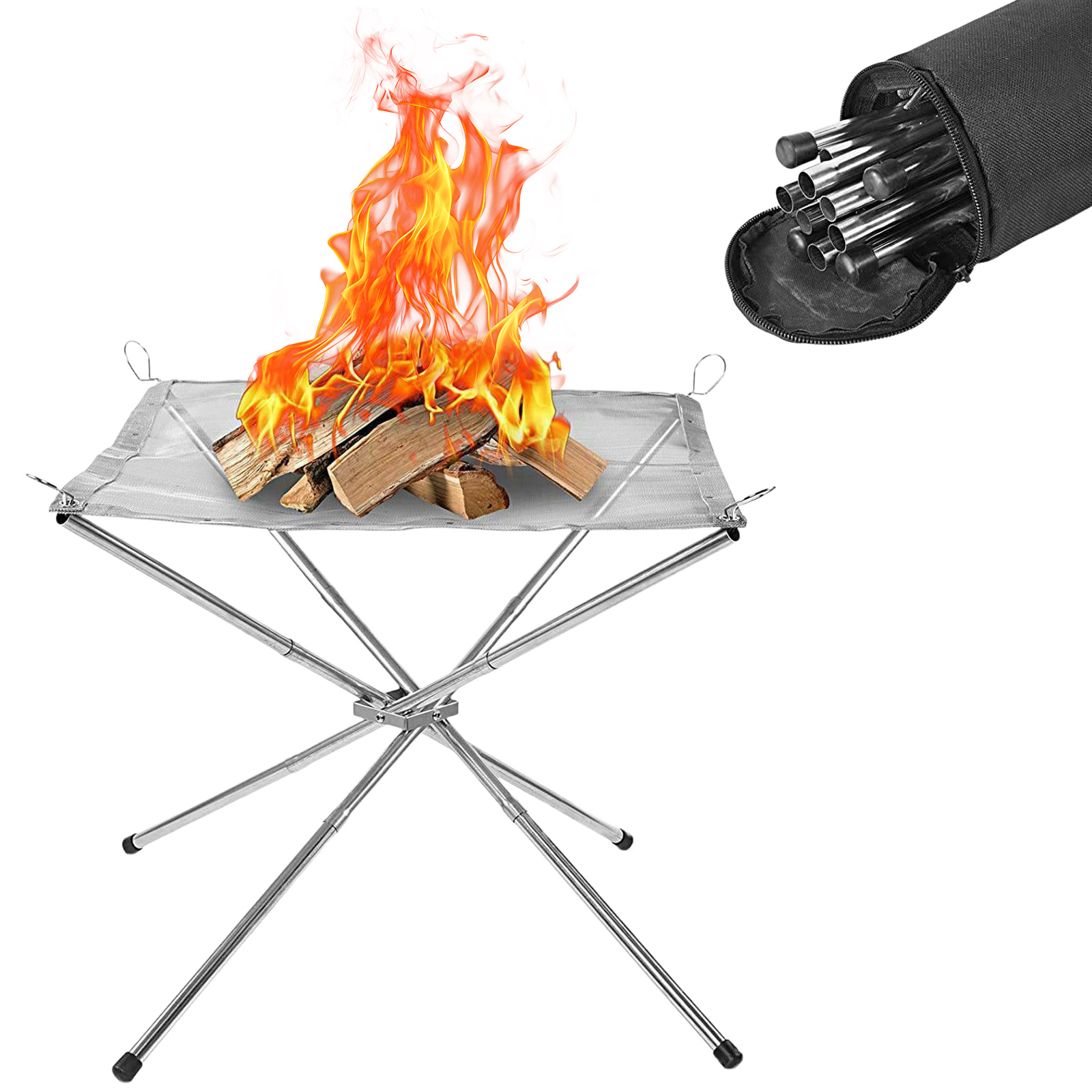 Portable Outdoor Fire Pit Coll - Outdoor Camping Fire Pit 评论和价格