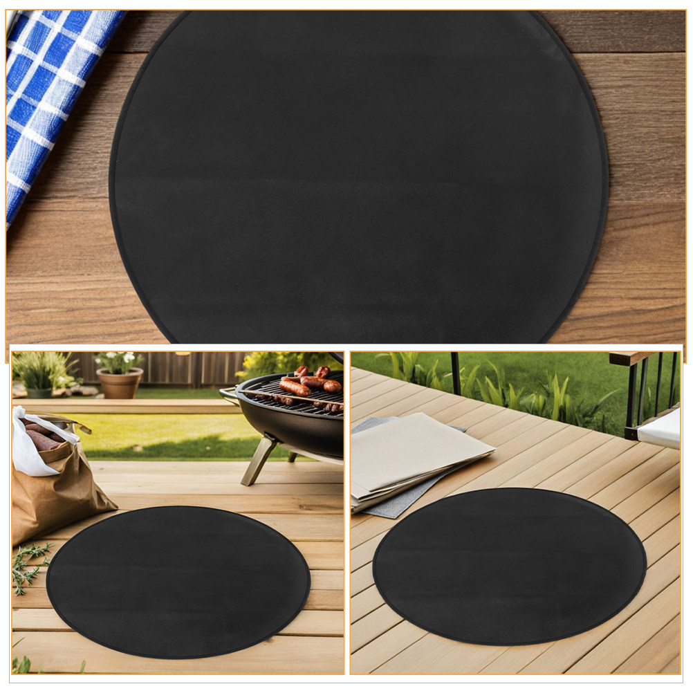 Round Fireproof Bbq Mat Heat R - Outdoor Camping Fire Pit 评论和价格