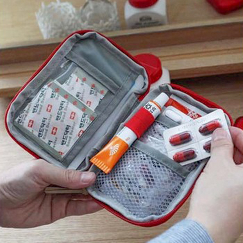 Mini Portable Medicine Bag Tra - Outdoor Camping Folding Storage Box 评论和价格