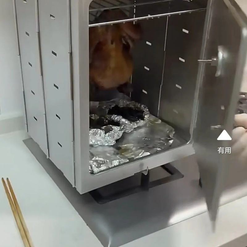 Outdoor Stainless Steel Smoker - Outdoor Camping Oven 评论和价格