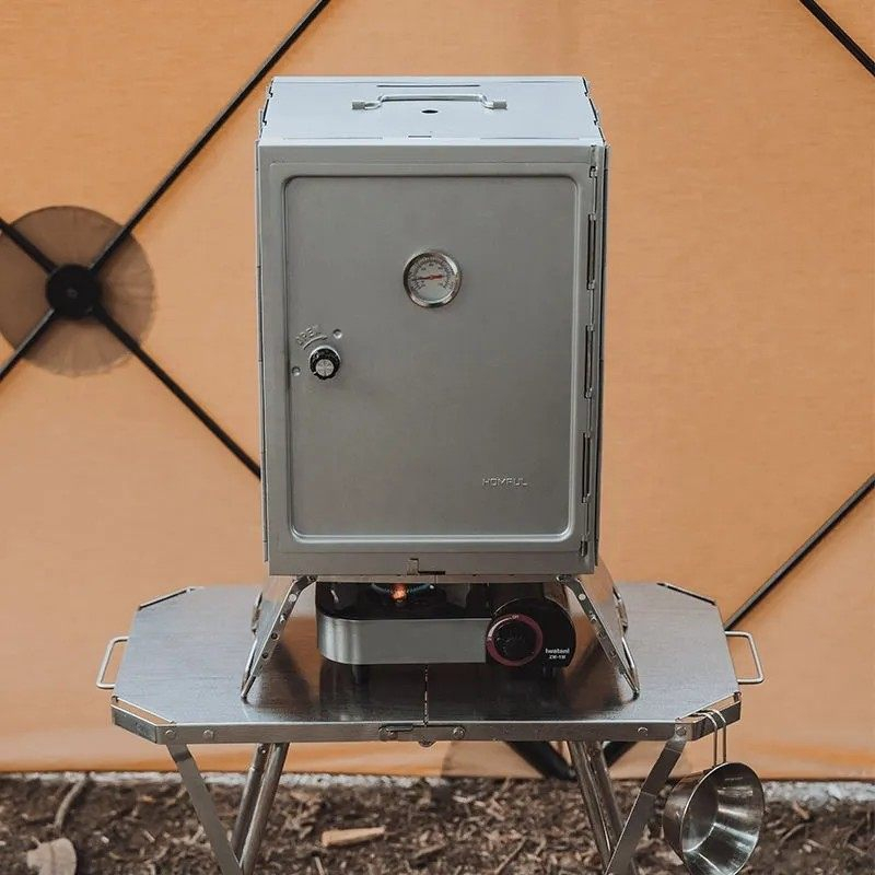 Outdoor Stainless Steel Smoker - Outdoor Camping Oven 评论和价格