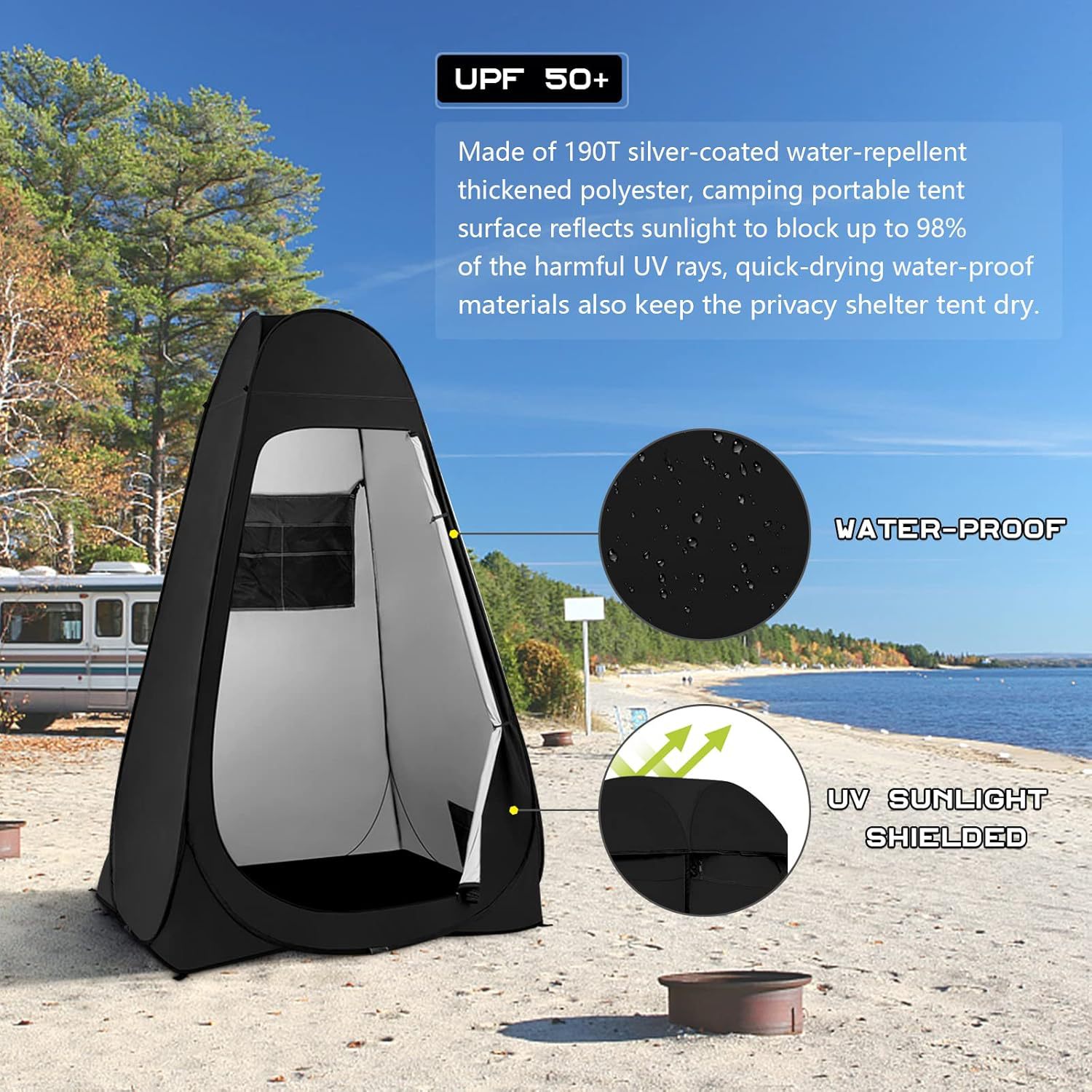 Pop Privacy Portable Outdoor T - Outdoor Camping Toilet Tent 评论和价格